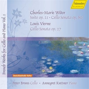 Vierne Widor - V 1: French Works For Cello And Pia ryhmässä CD @ Bengans Skivbutik AB (2015197)