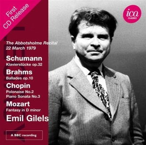Schumann / Brahms - Piano Works ryhmässä CD @ Bengans Skivbutik AB (2016052)