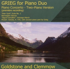 Griegedvard - Music For Piano Duo ryhmässä CD @ Bengans Skivbutik AB (2016603)