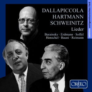 Dallapiccola / Hartmann / Schweinit - Lieder ryhmässä CD @ Bengans Skivbutik AB (2042658)