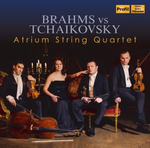 Atrium String Quartet - Brahms Vs. Tchaikovsky ryhmässä CD @ Bengans Skivbutik AB (2109783)