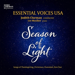 Essential Voices Usa Judith Clurma - Season Of Light: Songs Of Thanksgiv ryhmässä CD @ Bengans Skivbutik AB (2246098)