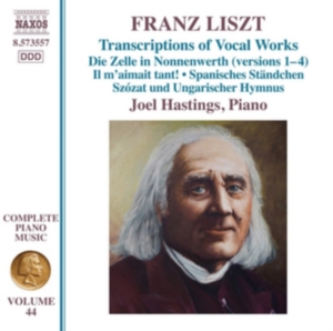 Joel Hastings - Transcriptions Of Vocal Works ryhmässä CD @ Bengans Skivbutik AB (2279382)