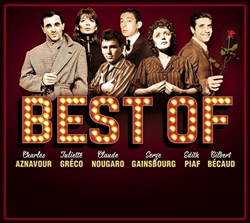 Aznavour/ Greco/ Nougaro/ Gainesbourg/  - Best Of ryhmässä CD / Pop @ Bengans Skivbutik AB (2377265)