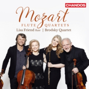 Lisa Friend Brodsky Quartet - Flute Quartets ryhmässä CD @ Bengans Skivbutik AB (2396340)