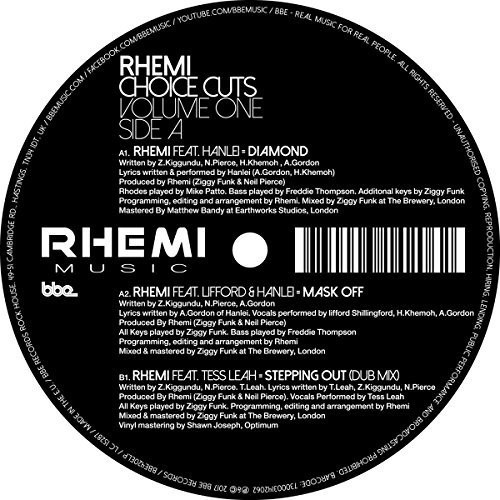 Rhemi - Choice Cuts 1 ryhmässä VINYYLI / Dans/Techno @ Bengans Skivbutik AB (2461829)