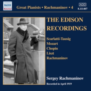 Sergey Rachmaninov - The Edison Recordings (1919) ryhmässä CD @ Bengans Skivbutik AB (2462173)