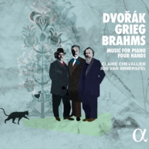 Brahms Johannes Dvorák Antonin - Music For Piano Four Hands ryhmässä CD @ Bengans Skivbutik AB (2482666)