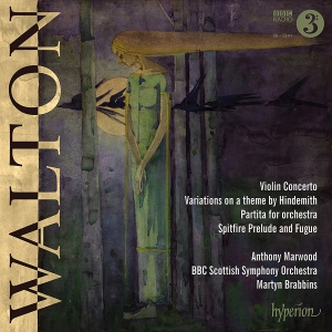 Walton William - Violin Concerto, Partita & Hindemit ryhmässä CD @ Bengans Skivbutik AB (2499288)