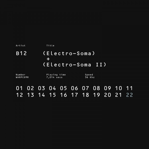 B12 - Electro-Soma I + Ii Anthology ryhmässä CD / Myydyimmät @ Bengans Skivbutik AB (2525782)