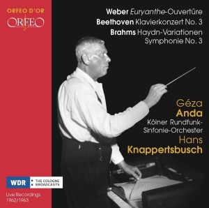 Beethoven Ludwig Van Brahms Joha - Euryanthe Overture Piano Concerto ryhmässä CD @ Bengans Skivbutik AB (2527381)