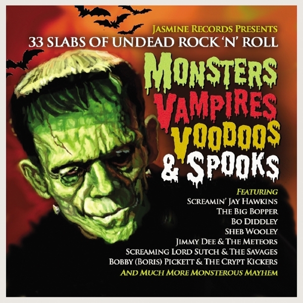 Various - Monsters, Vampires, Voodoos & Spooks ryhmässä CD / Myydyimmät @ Bengans Skivbutik AB (2540192)