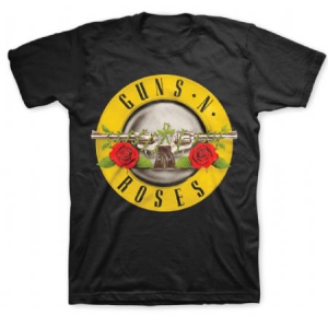 Guns N Roses -  Guns N Roses Classic Logo Black T Shirt (L) ryhmässä Minishops / Guns N Roses @ Bengans Skivbutik AB (2626279)