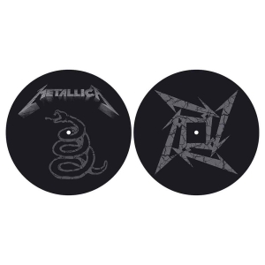 Metallica - The Black Album Slipmat Pair ryhmässä Minishops / Metallica @ Bengans Skivbutik AB (2645221)
