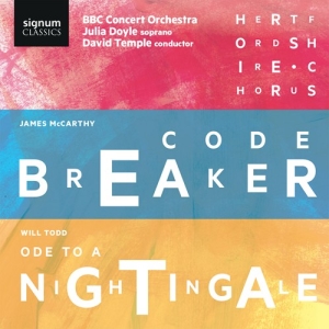 Mccarthy James Todd Will - Codebreaker & Ode To A Nightingale ryhmässä CD @ Bengans Skivbutik AB (2721338)