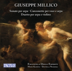 Millico Giuseppe - Harp Sonatas ryhmässä CD @ Bengans Skivbutik AB (2721344)