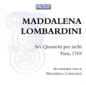 Lombardini Maddalena - Six String Quartets, Paris 1769 ryhmässä CD @ Bengans Skivbutik AB (2721360)
