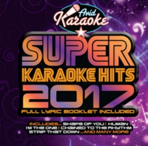 Blandade Artister - Super Karaoke Hits 2017 ryhmässä CD @ Bengans Skivbutik AB (2819560)