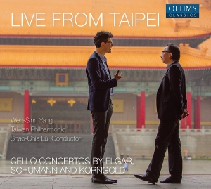 Elgar Edward Korngold Erich Wolf - Live From Taipei: Cello Concertos ryhmässä CD @ Bengans Skivbutik AB (2865309)