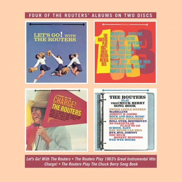 The Routers - Let's Go!/Play 1963/Charge/Chuck Be ryhmässä CD / Pop @ Bengans Skivbutik AB (2998345)
