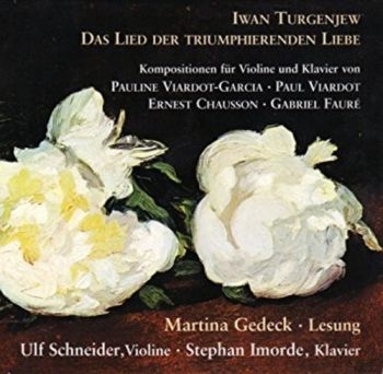 Schneider Ulf/Imorde Stephan/Gedeck - Turgenjew: Das Lied Der Liebe ryhmässä CD / Pop @ Bengans Skivbutik AB (3042979)