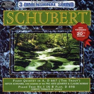 Schubert - Trout Quintet&Piano ryhmässä CD @ Bengans Skivbutik AB (3043665)