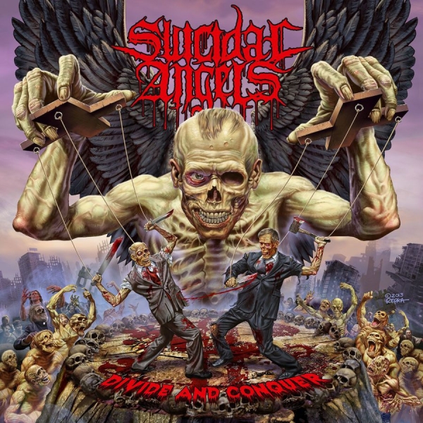 Suicidal Angels - Divide And Conquer - Ltd.Ed. ryhmässä CD / Hårdrock @ Bengans Skivbutik AB (3050334)