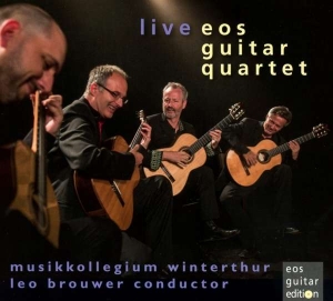 Brouwer Leo Gismonti Egberto To - Eos Guitar Quartet Live At Winterth ryhmässä CD @ Bengans Skivbutik AB (3075261)
