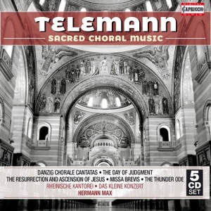 Telemann G P - Sacred Choral Music (5 Cd) ryhmässä CD @ Bengans Skivbutik AB (3116810)
