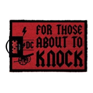 Ac/Dc - For Those About To Knock Doormat ryhmässä Minishops / AC/DC @ Bengans Skivbutik AB (3151399)