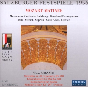 Mozart - Sf Matineen Paumgartner ryhmässä CD @ Bengans Skivbutik AB (3187359)