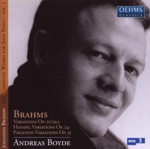 Brahms - Boyde Brahms Vol. 3 ryhmässä CD @ Bengans Skivbutik AB (3187366)