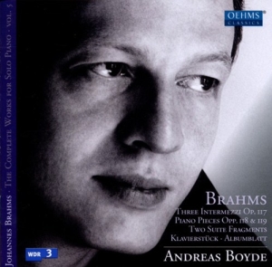 Brahms - A. Boyde Brahms Vol. 5 ryhmässä CD @ Bengans Skivbutik AB (3187418)