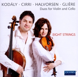 Kodaly/Cirri/Halvorsen/Gliere - Eight Strings ryhmässä CD @ Bengans Skivbutik AB (3187439)