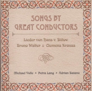 Buelow/Walter/Krauss - Dirigentenlieder ryhmässä CD @ Bengans Skivbutik AB (3187460)