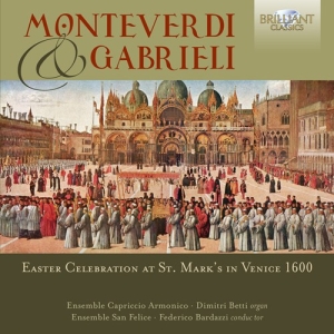 Gabrieli Giovanni Monteverdi Cla - Easter Celebration At St. MarkâS In ryhmässä CD @ Bengans Skivbutik AB (3223895)