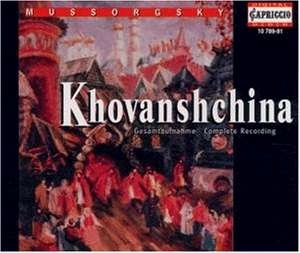 Mussorgsky Modest - Khovanshchina (3 Cd) ryhmässä CD @ Bengans Skivbutik AB (3226978)