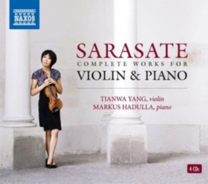 Sarasate Pablo De - Complete Works For Violin And Piano ryhmässä CD @ Bengans Skivbutik AB (3231076)