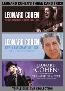 Cohen Leonard - Three Card Trick (3 Dvd) Documentar ryhmässä Musiikki-DVD & Bluray @ Bengans Skivbutik AB (3262056)