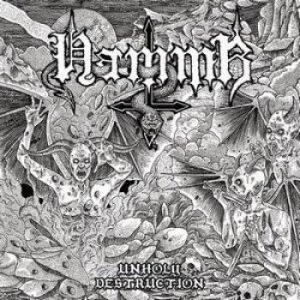 Hammr - Unholy Destruction ryhmässä VINYYLI / Hårdrock @ Bengans Skivbutik AB (3265983)
