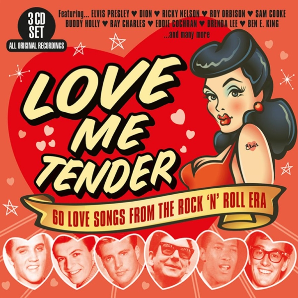Various Artists - Love Me Tender - 60 Love Songs From ryhmässä CD / Myydyimmät @ Bengans Skivbutik AB (3266656)