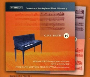 Bach Cpe/Miklos Spanyi/Opus X - Conc. Vol 15 And Solo Vol 15 ryhmässä CD @ Bengans Skivbutik AB (3267011)