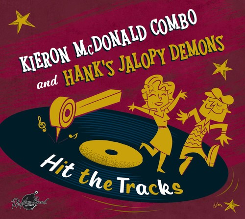 Mcdonald Kieron/Hank's Jalopy Demon - Hit The Tracks (Lim.Ed./Split Album ryhmässä VINYYLI / Rock @ Bengans Skivbutik AB (3298690)