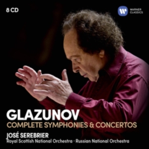 JOSÉ SEREBRIER - GLAZUNOV: COMPLETE SYMPHONIES ryhmässä CD @ Bengans Skivbutik AB (3302016)