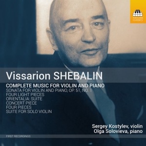 Shebalin Vissarion - Complete Music For Violin And Piano ryhmässä CD @ Bengans Skivbutik AB (3302560)