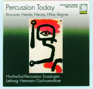 Regner Brouwer Henze Heider + - Percussion Today ryhmässä CD @ Bengans Skivbutik AB (3311248)