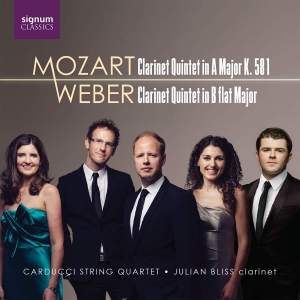 Mozart W A Weber Carl Maria - Clarinet Quintets ryhmässä CD @ Bengans Skivbutik AB (3469550)
