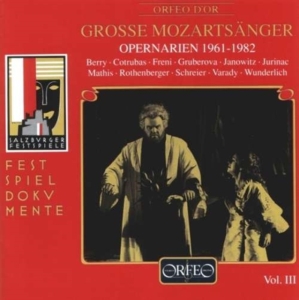 Mozart W A - Grosse Mozartsänger, Vol. 3 ryhmässä CD @ Bengans Skivbutik AB (3489934)