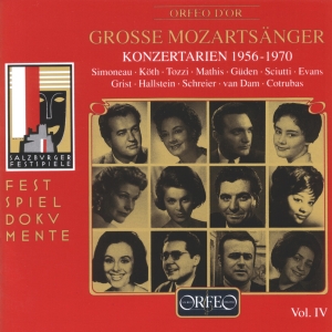 Mozart W A - Grosse Mozartsänger, Vol. 4 ryhmässä CD @ Bengans Skivbutik AB (3489935)