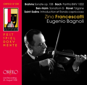 Various - Zino Francescatti, Live Recording S ryhmässä CD @ Bengans Skivbutik AB (3489952)